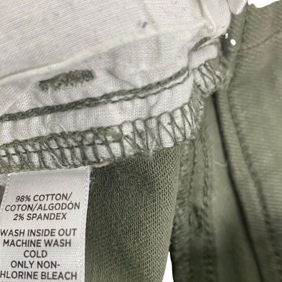 Loft Modern Skinny Ankle Olive Pant size 8P - Picture 5 of 5